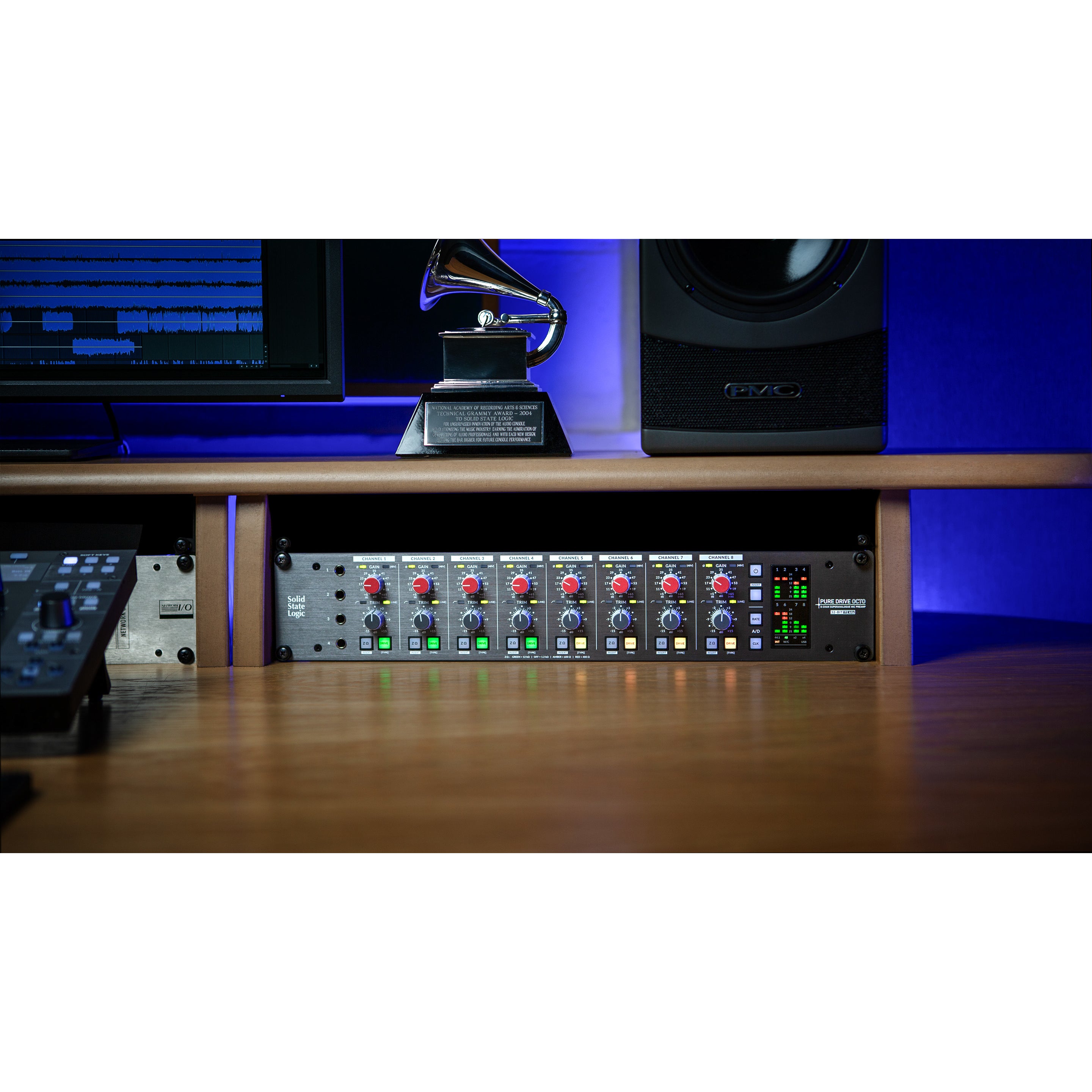 Solid State Logic PureDrive OCTO microfoon voorversterker en audio interface