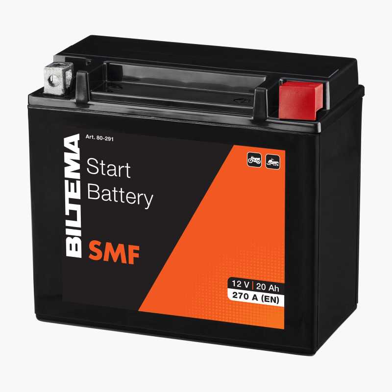 MC-batteri SMF, 12 V, 20 Ah, 175 x 87 x 156 mm