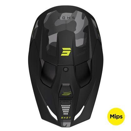 Casque cross Shot RACE - BATTLE 2023 - Jaune