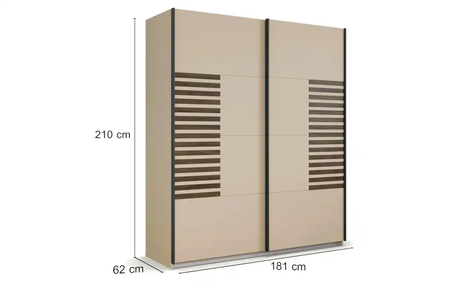 Schwebetürenschrank Barea 181 cm