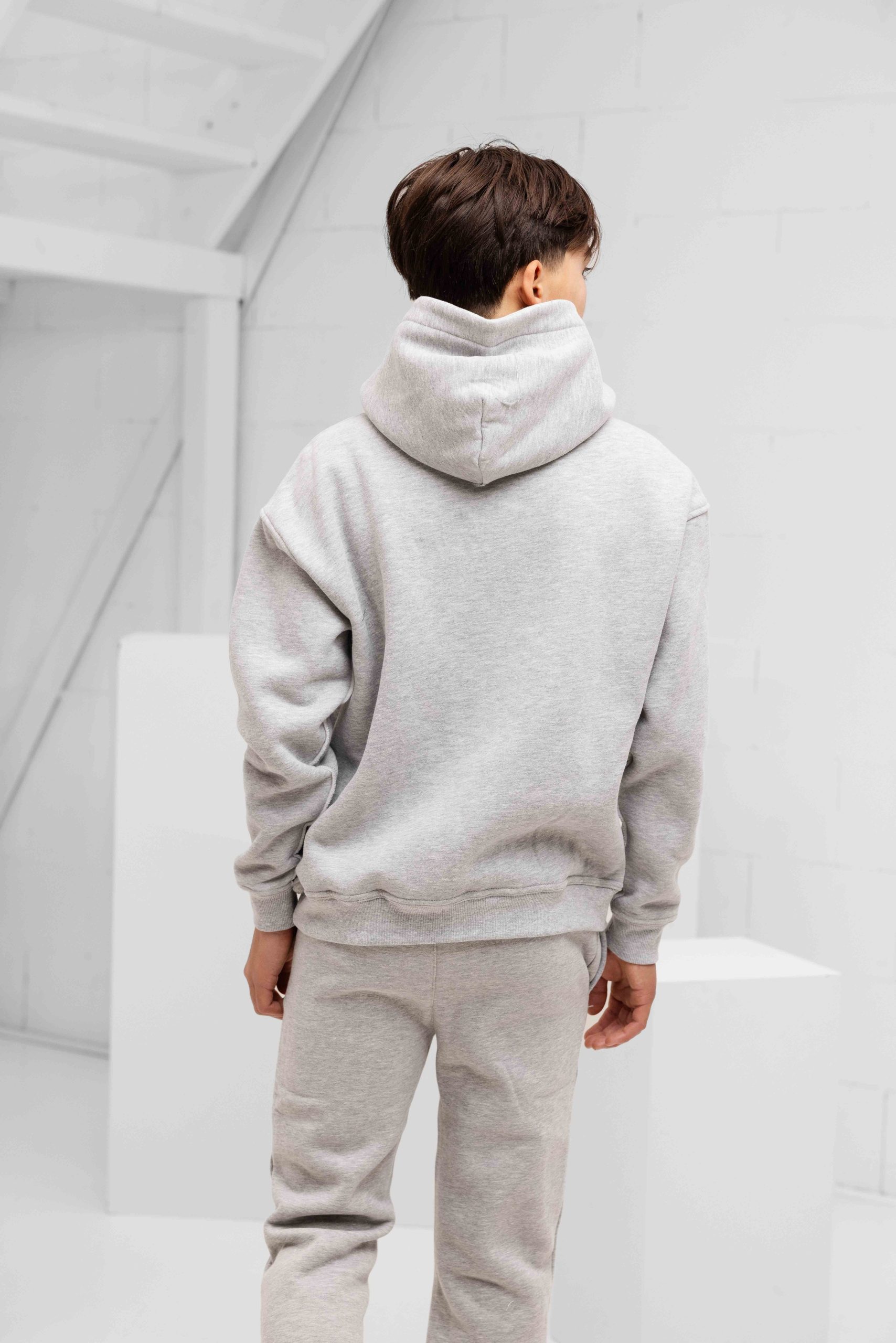 Black Bananas Ripped Monogram Trainingspak Kids Grijs