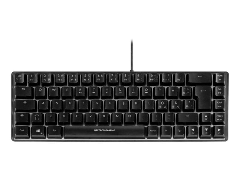 DELTACO Gaming-Tastatur GAM-158-CH Schwarz Gaming-Tastatur mit RGB Beleuchtung