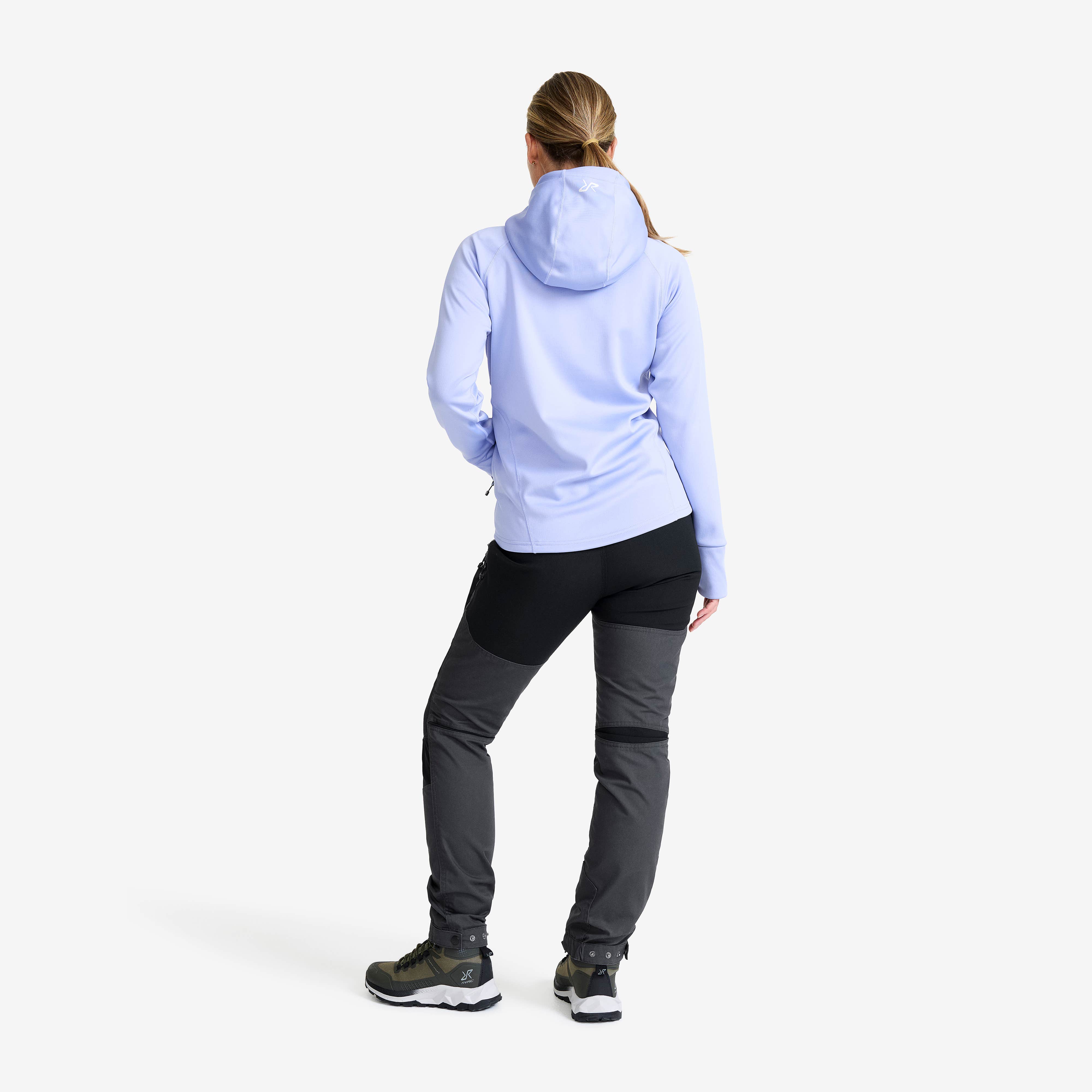 Evolution Stretch Fleece Hoodie Dame Bright Lavender