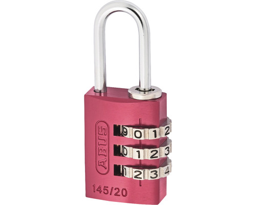 Abus 145/20 zilveren hangslot met sluitplaatje, 20 mm