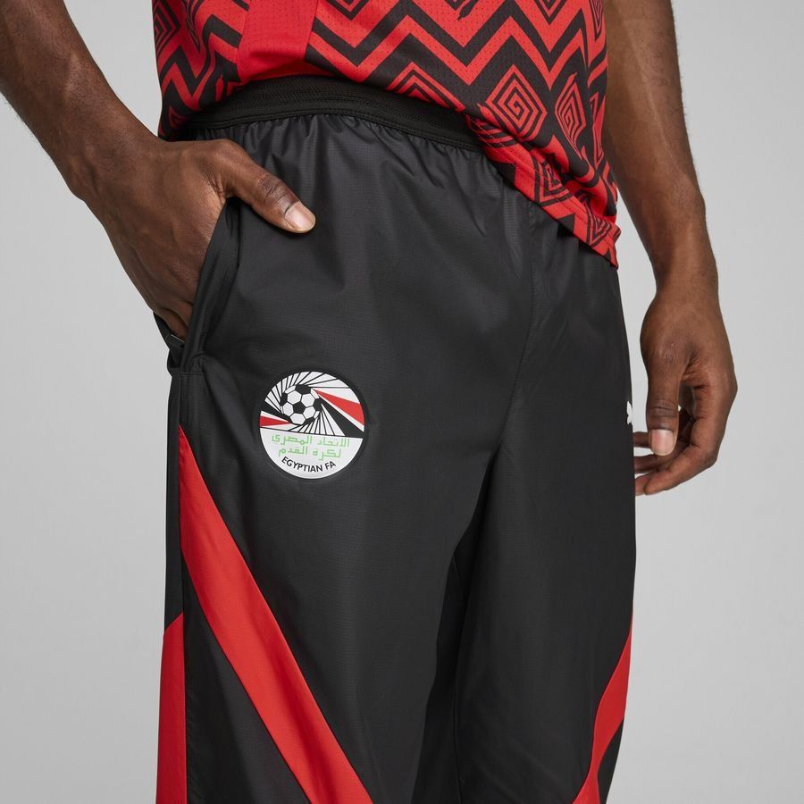 Égypte Bas de Survêtement Avant-Match Woven Africa Cup of Nations 2025 - Noir/Rouge