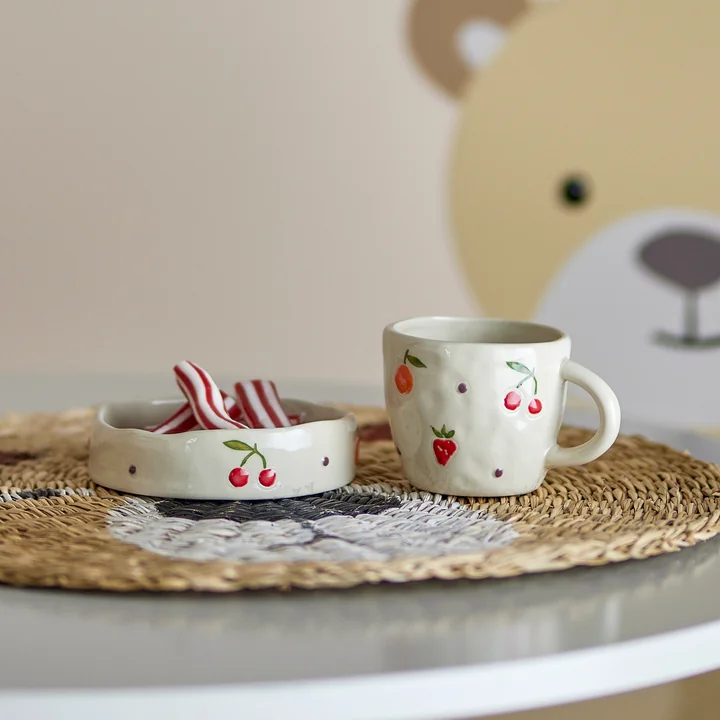 Bloomingville Mini - Tatiana Geschirr-Set, weiss (3er-Set)