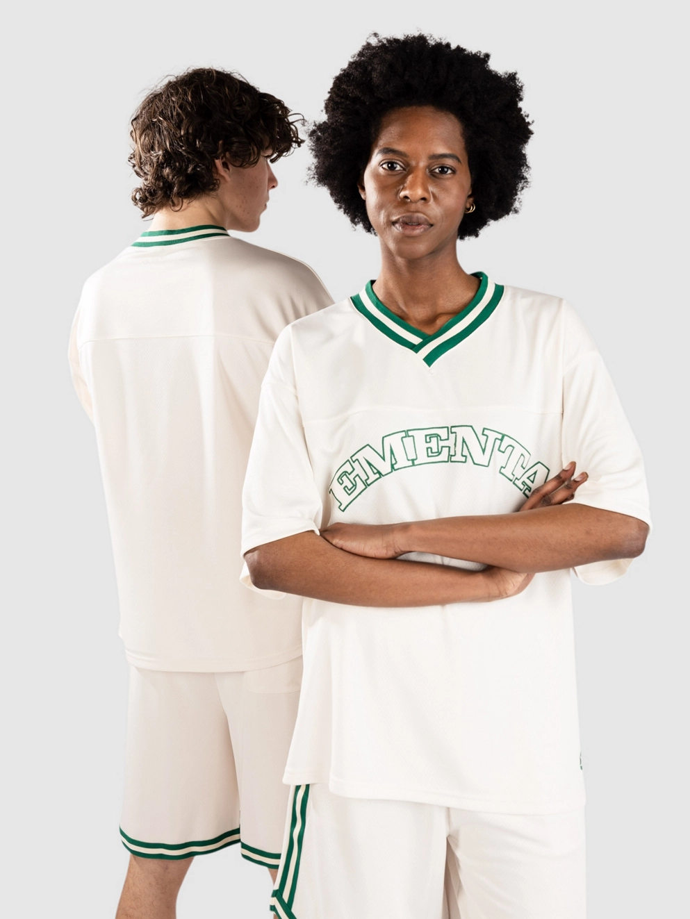 Ementa SB Gabi Jersey Kit T-Shirt off white/green