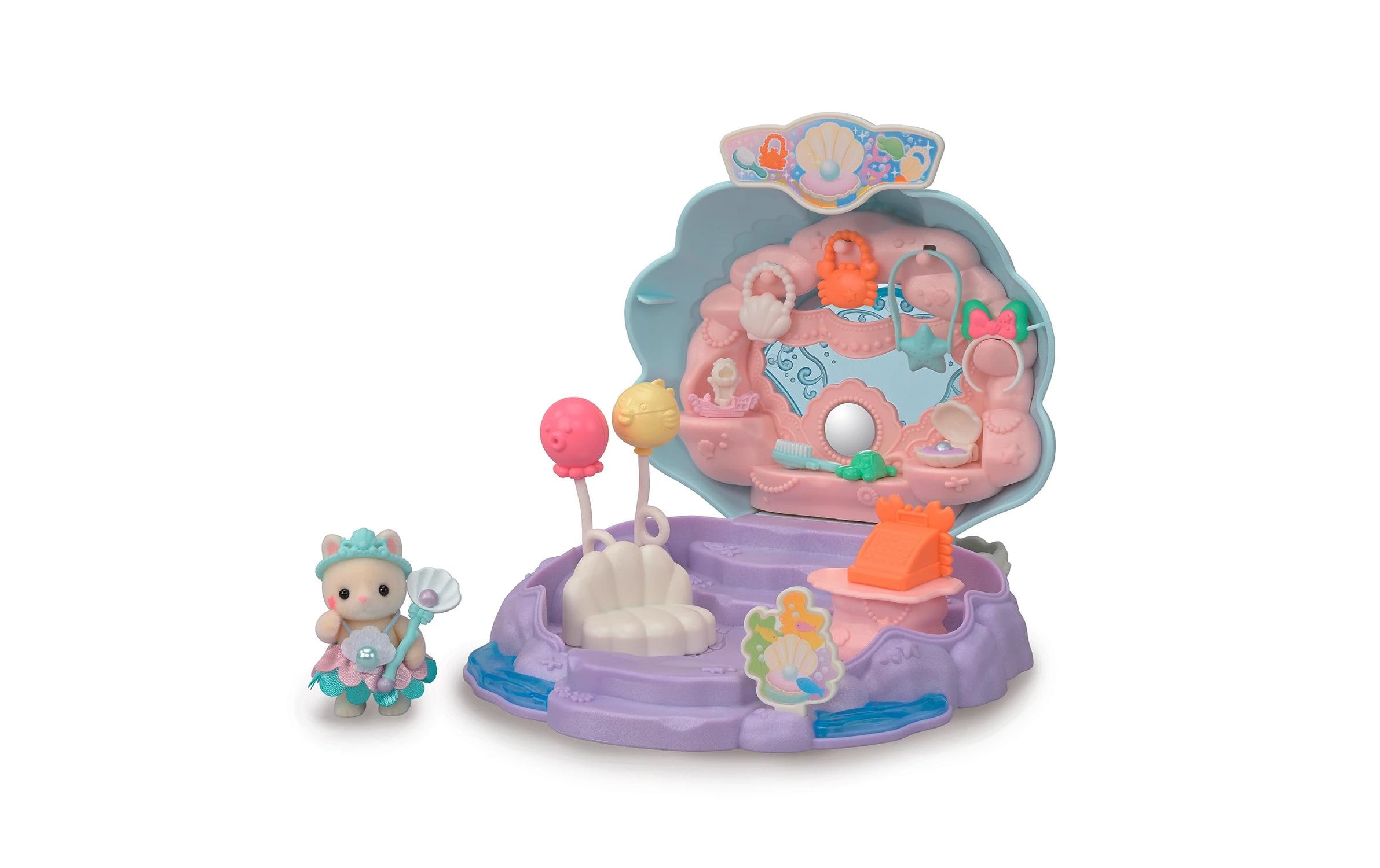 Sylvanian Families Baby Meerjungfrauen BoutiqueSet mit Figuren und Möbeln