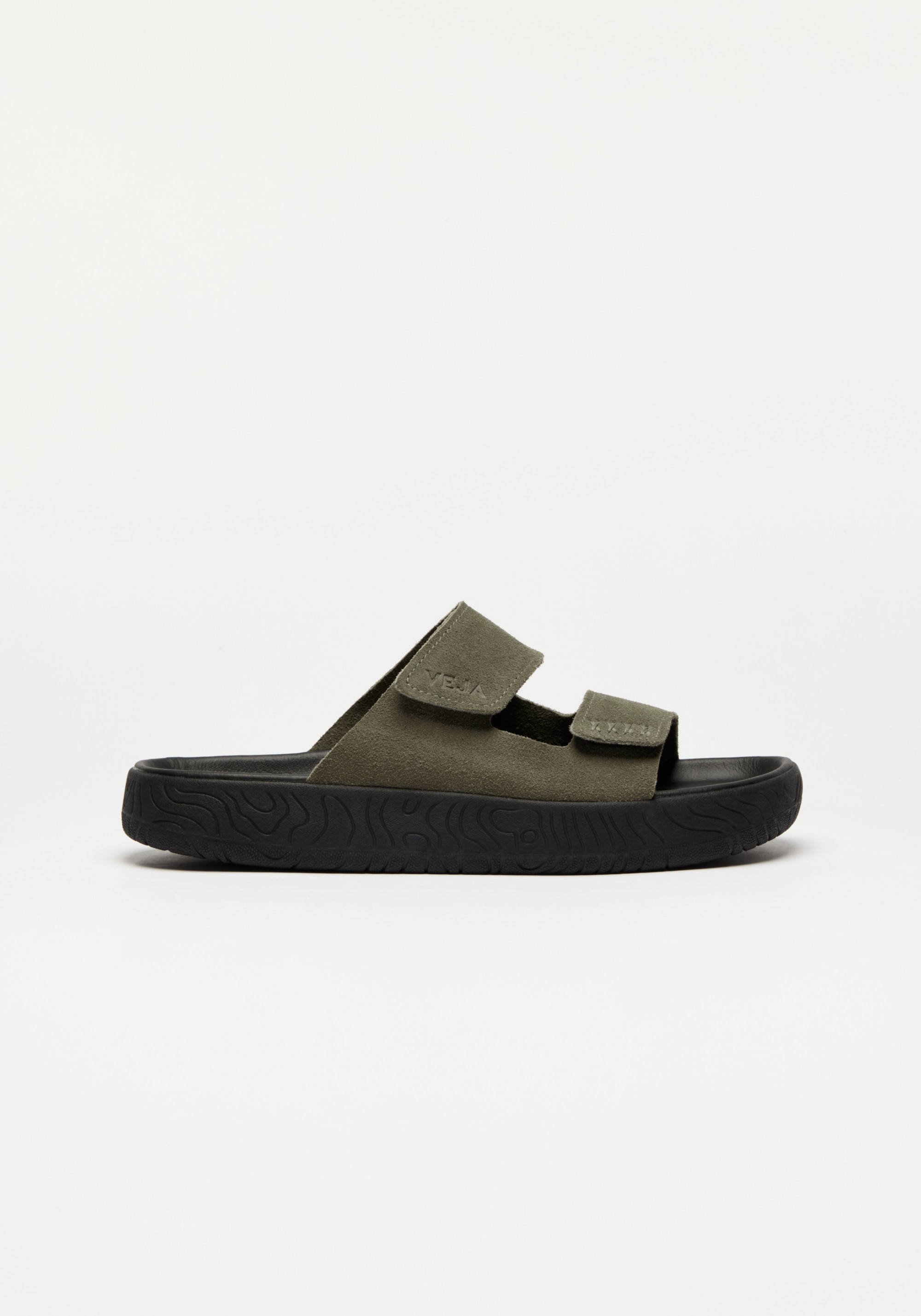 Veja Sandalen Etna Suede Soft Kaki Kaki Black