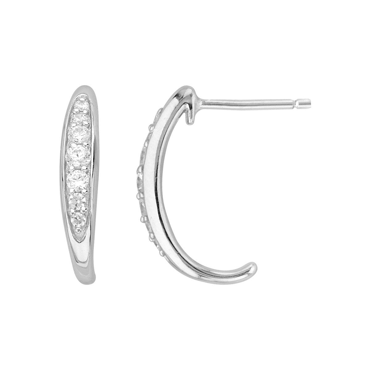 Boucles d'oreilles clous en Argent
