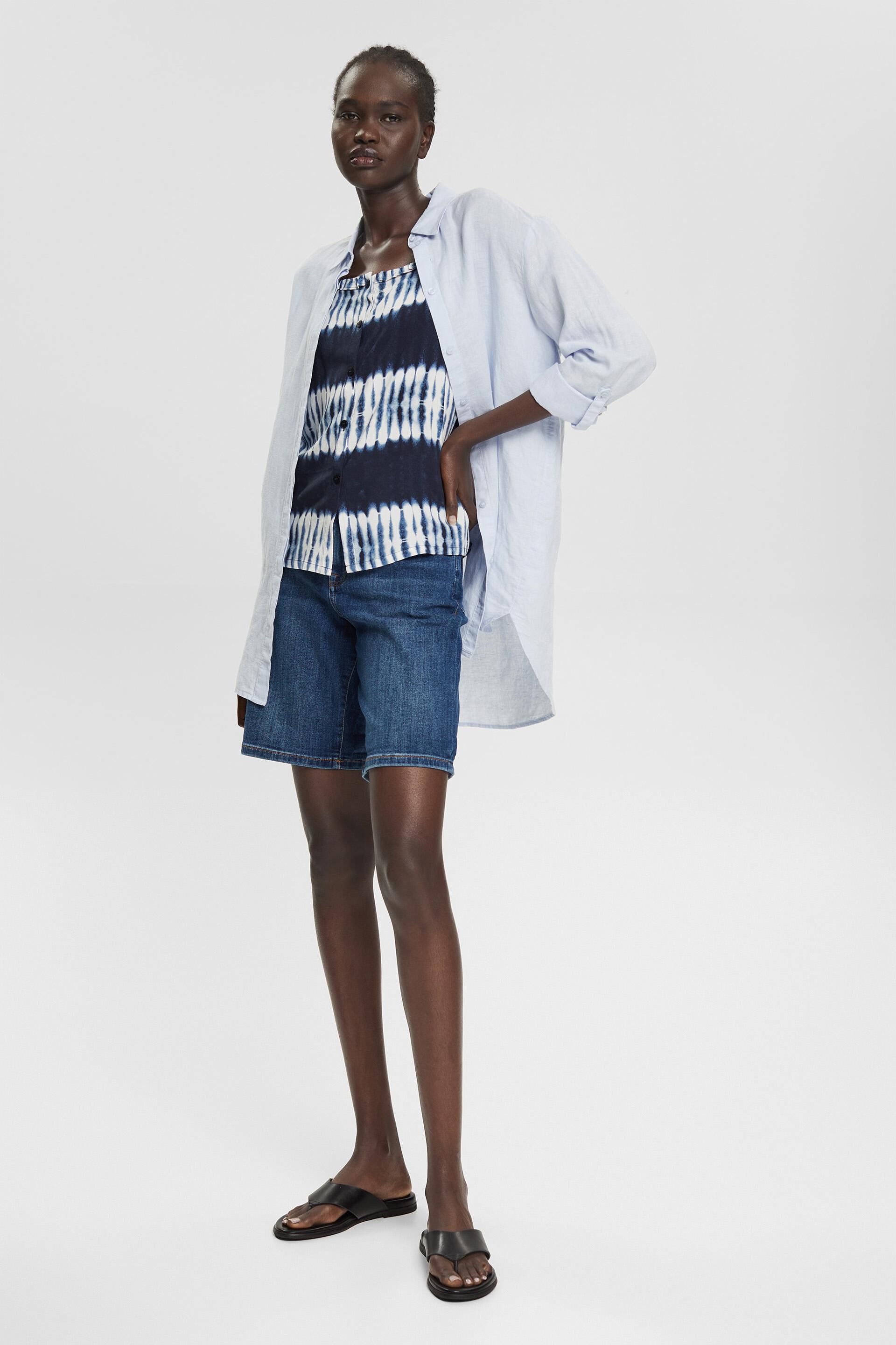 Short en jean à teneur en stretch