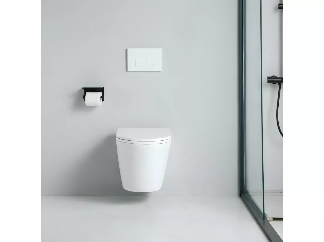 Cuvette WC suspendu TERCERO - sans bride et avec frein de chute