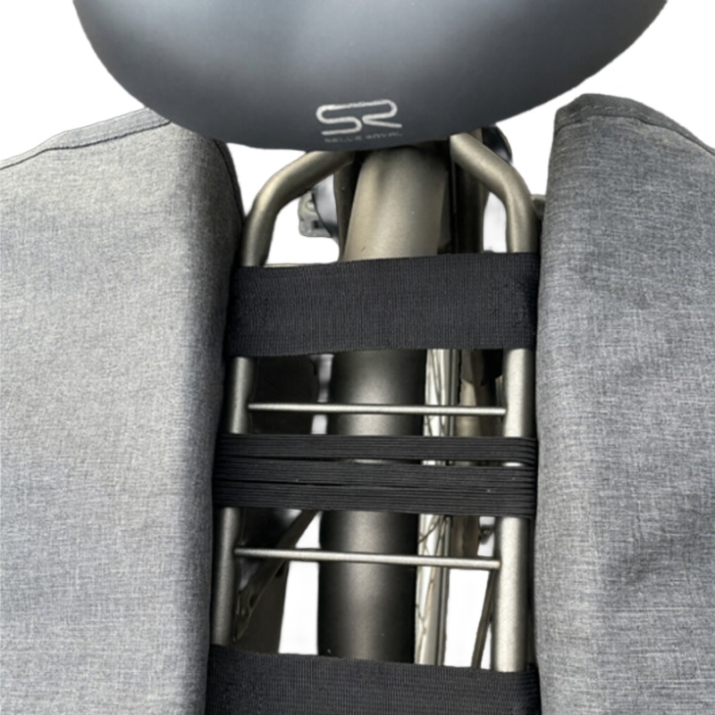 CUHOC 20 liter dubbele fietstas met kliksysteem en reflectie