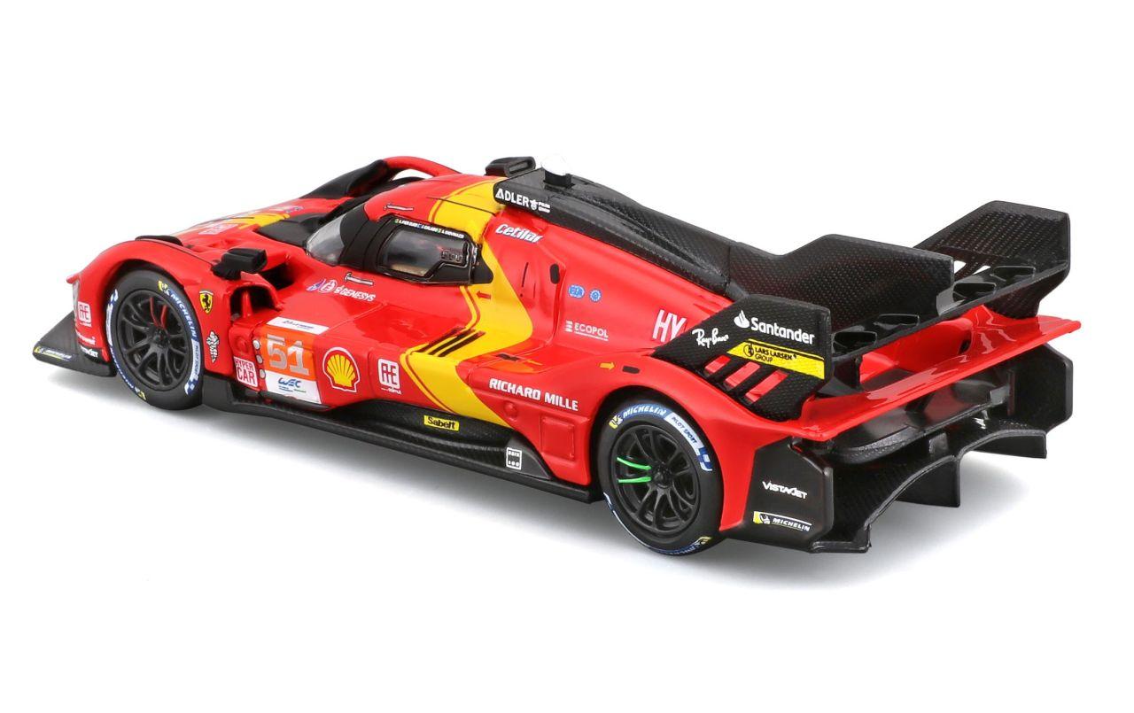 Ferrari Racing 499P LMH 2023 Rot 1:43Sammlermodell im Massstab 1:43