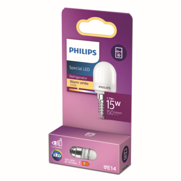Philips LED koelkastlamp E14 15W mat niet dimbaar