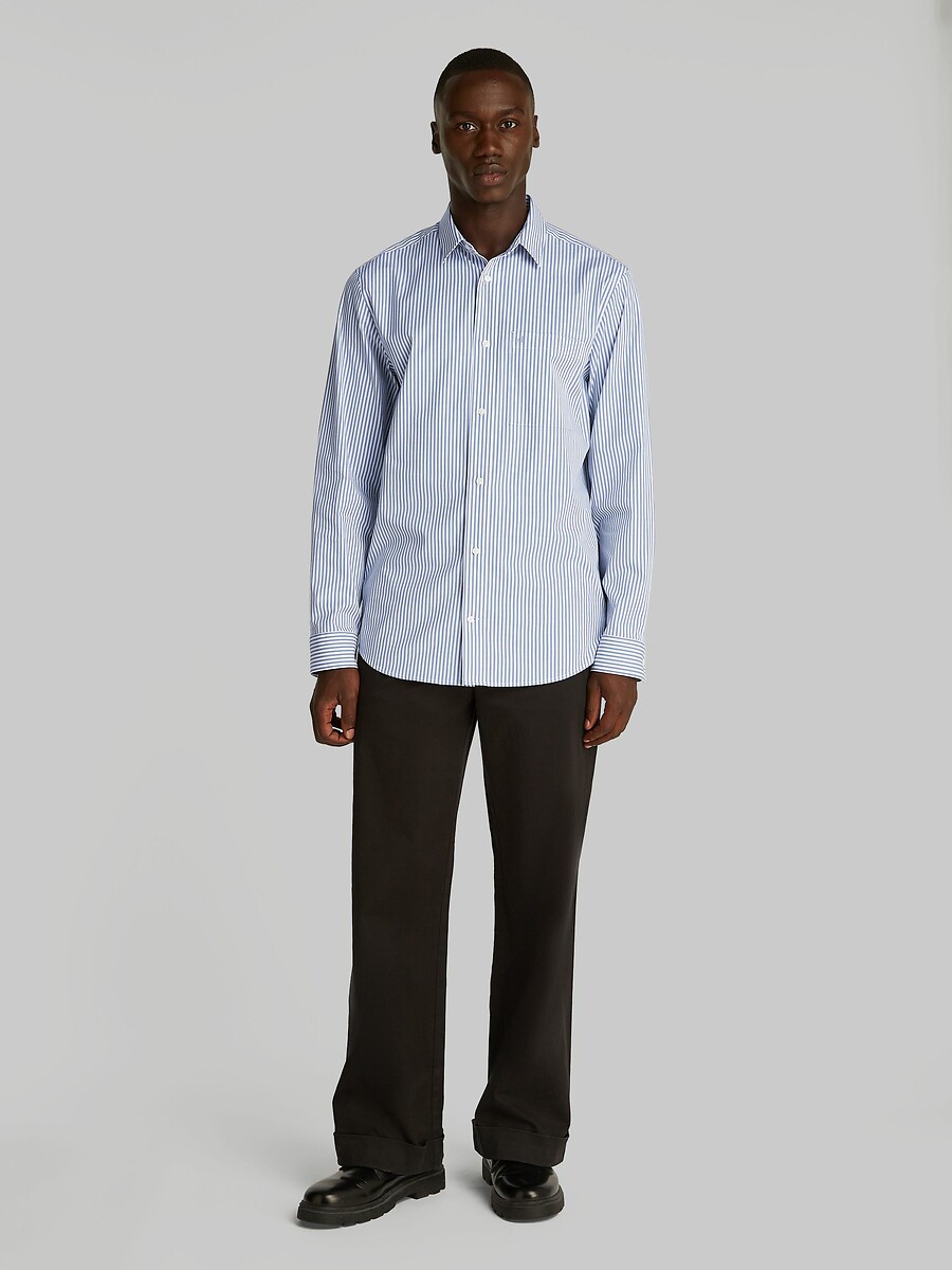 CALVIN KLEIN<br>Camisa em popeline