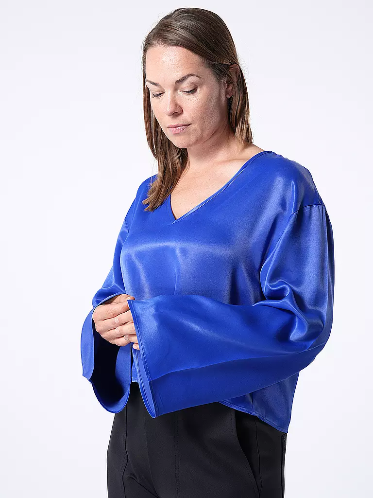 AMERICAN VINTAGE Blusenshirt UNYL blau