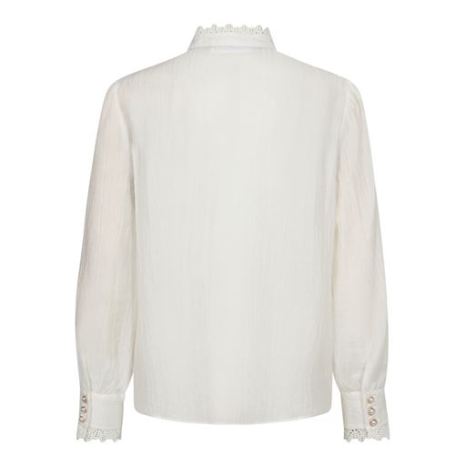 Co'Couture AngieCC Anglaise Skjorte, White, S