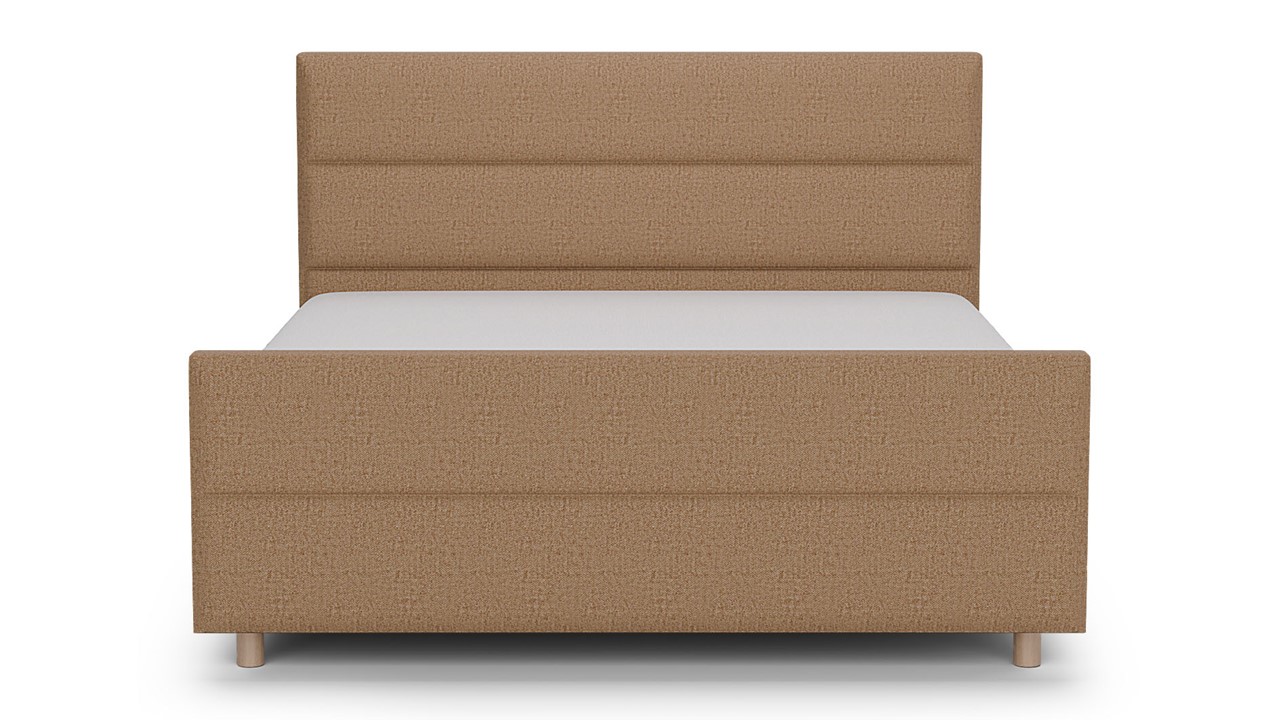 Elektrische boxspring Mica - Soft touch mocha mousse