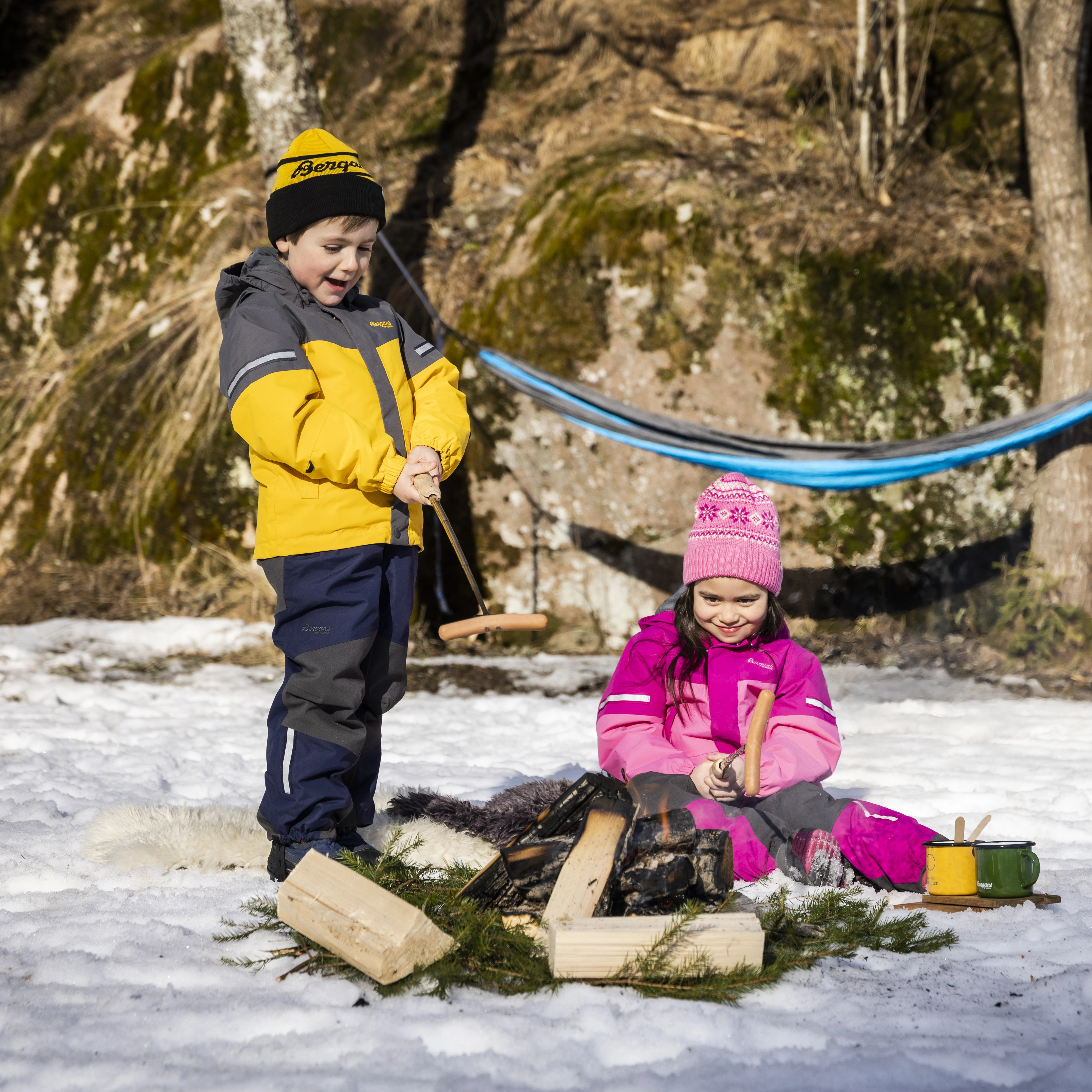 Lilletind Insulated Kids Pants Navy