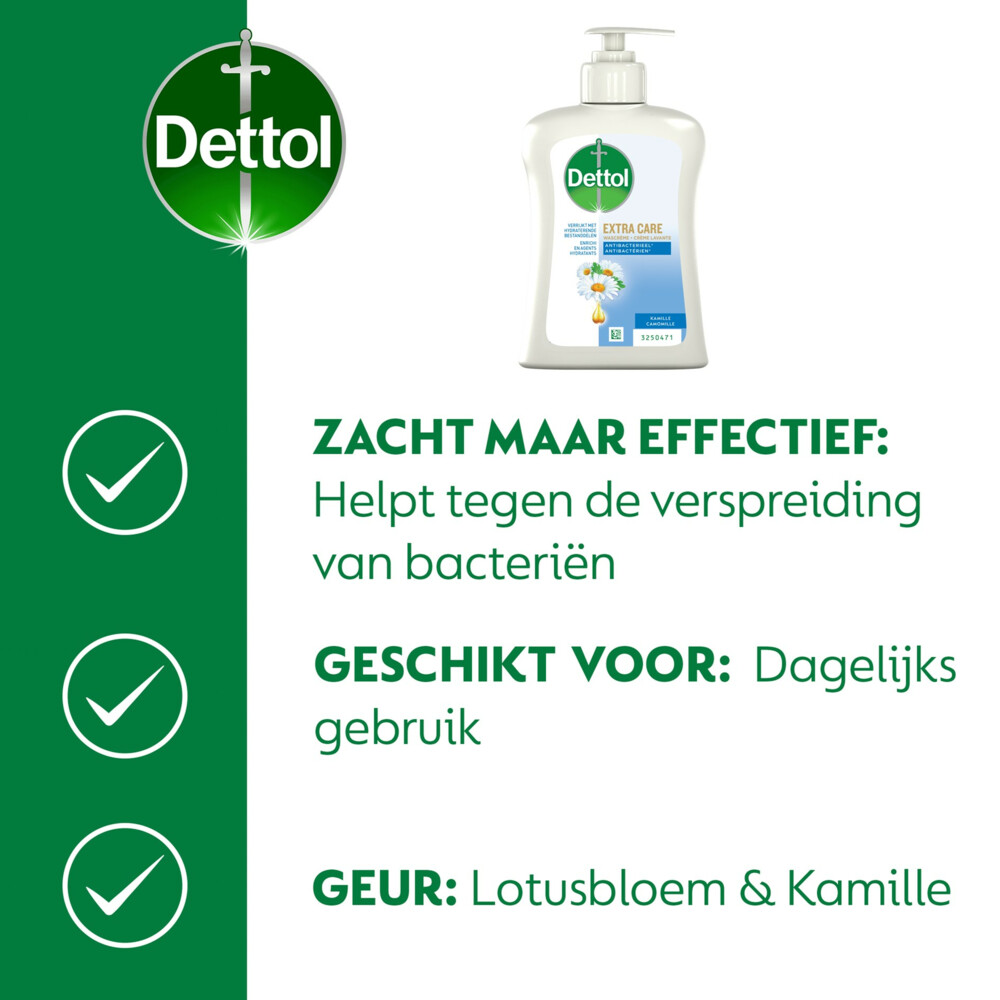 Dettol Handzeep Extra Care Kamille250 ml