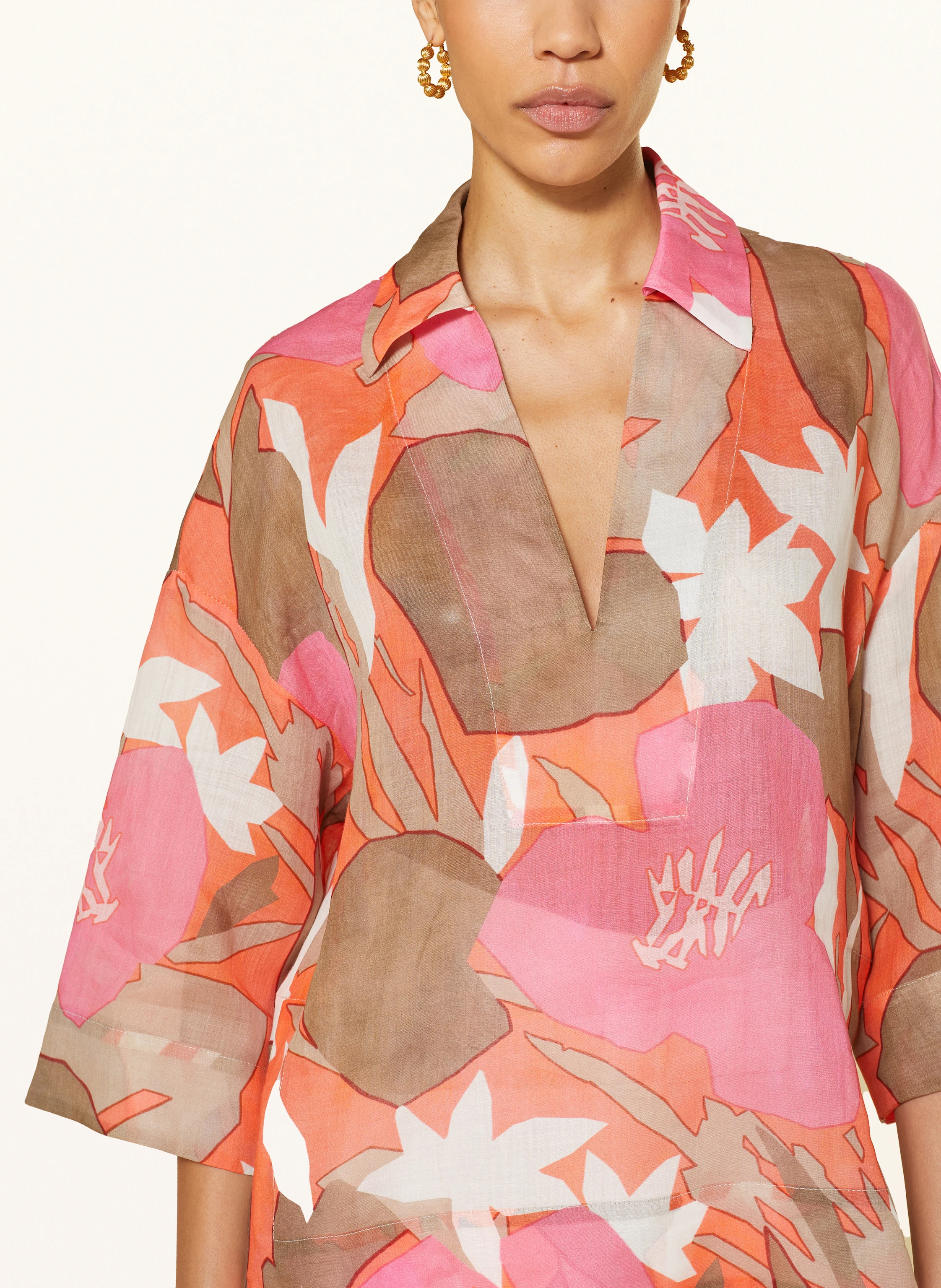 SLY 010 Blusenshirt ATLANTA mit 3/4-Arm
