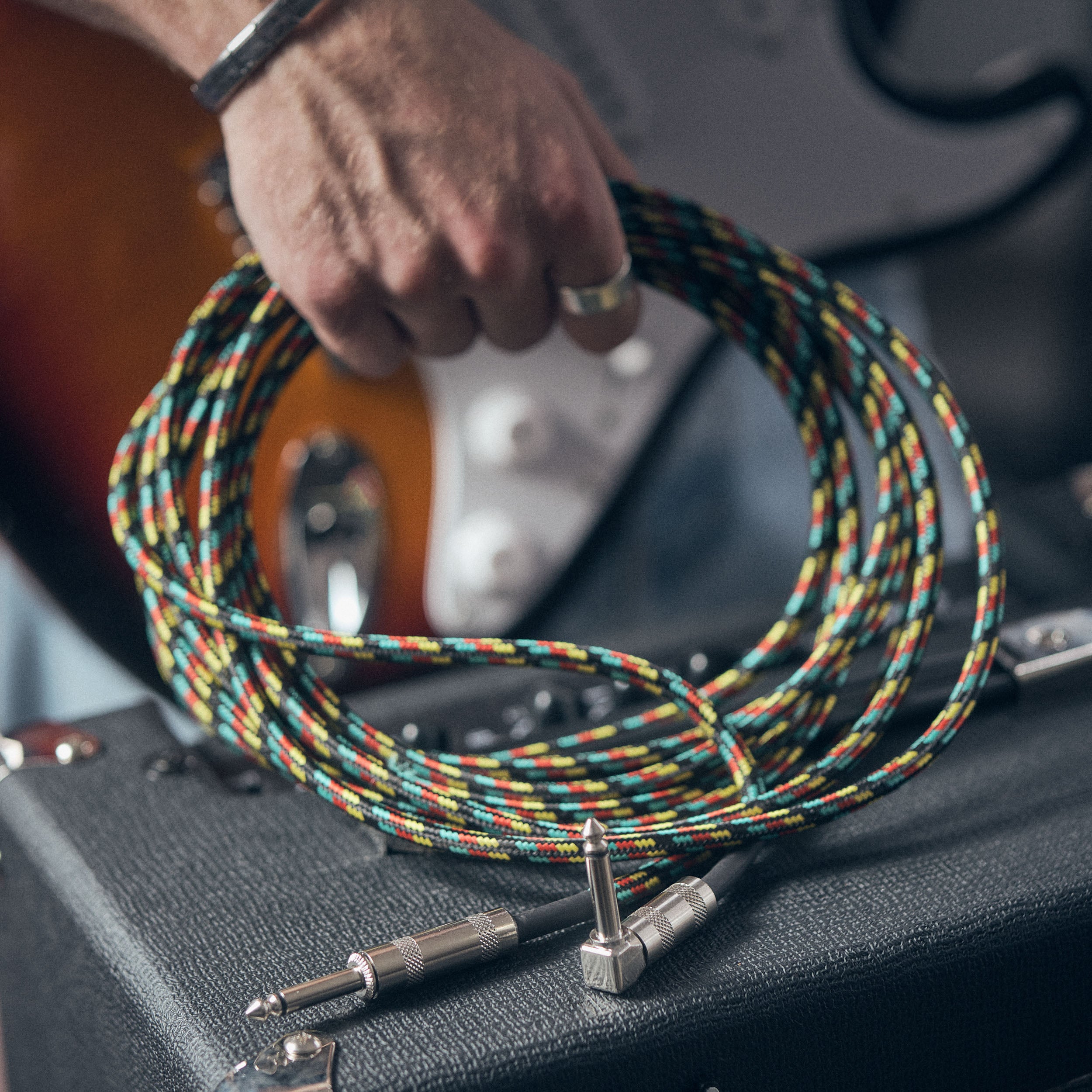Devine GIT3 Vibe gitaarkabel recht-haaks mono 3 meter