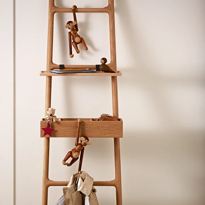 Kay Bojesen - Holz-Affe mini, grau