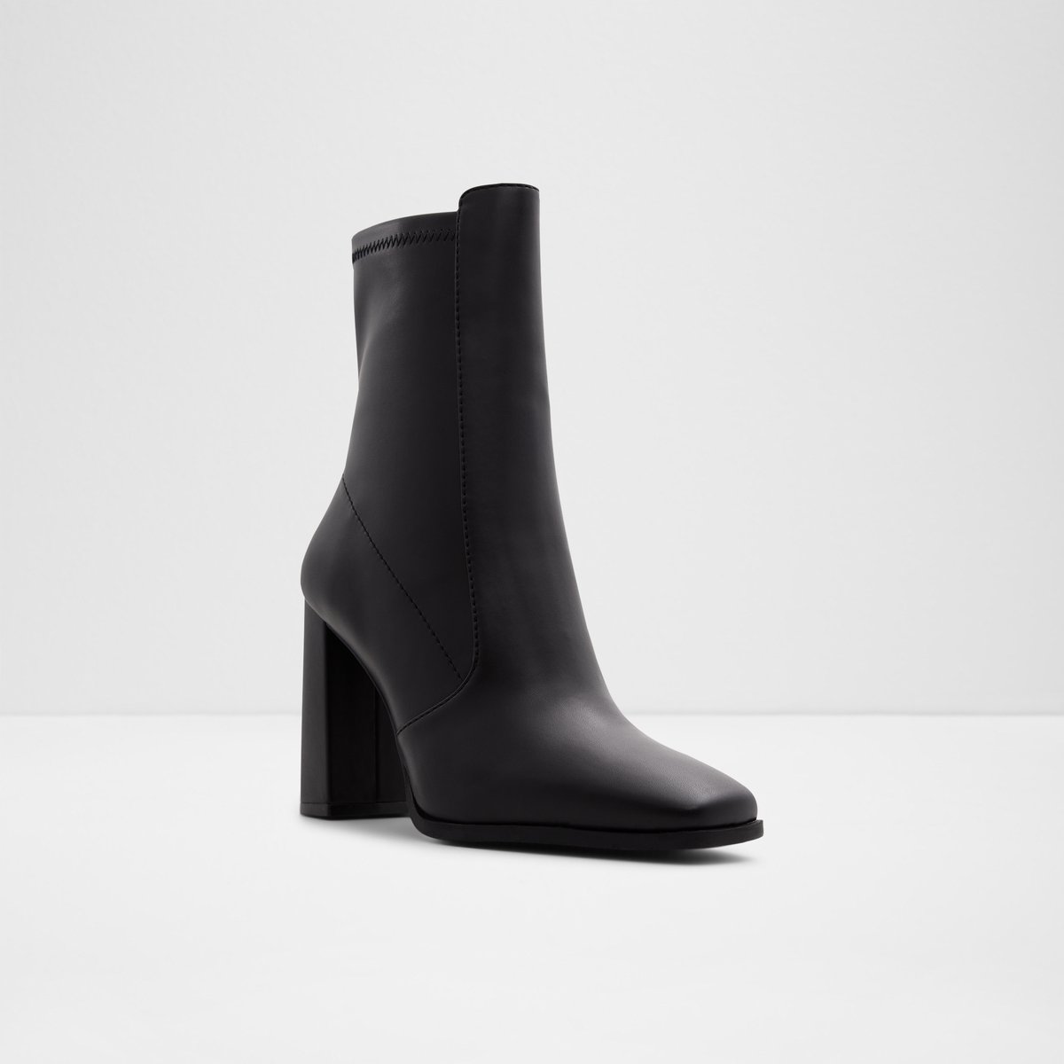 Audrella Black Synthetic Smooth Women Dress boots