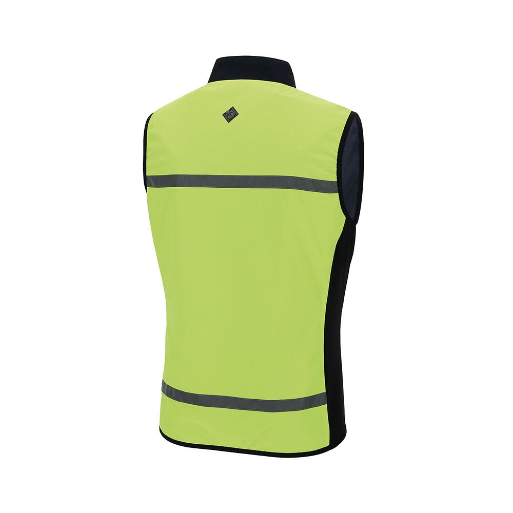 Tucano Urbano - Gilet haute visibilité Nano Switch Noir / Jaune fluo