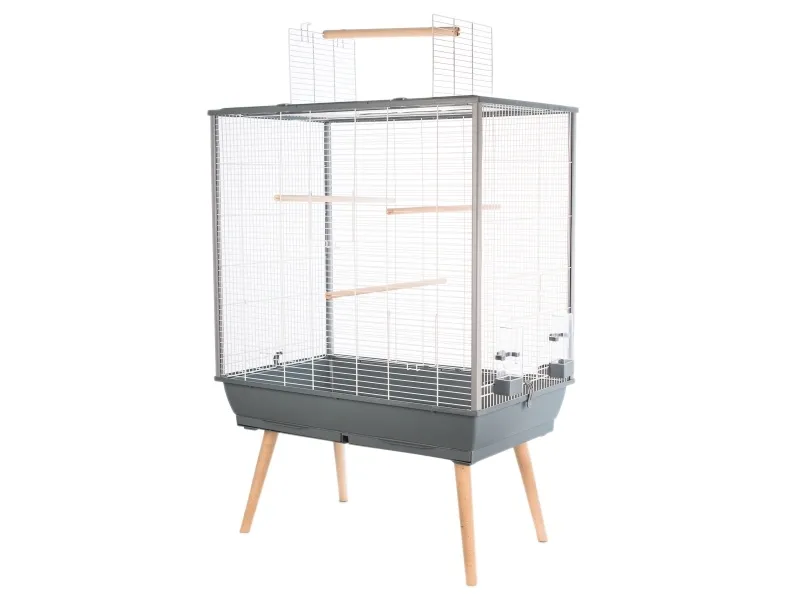 Zolux Neo Jili H80 Grey, bird cage, 78x81x48cm