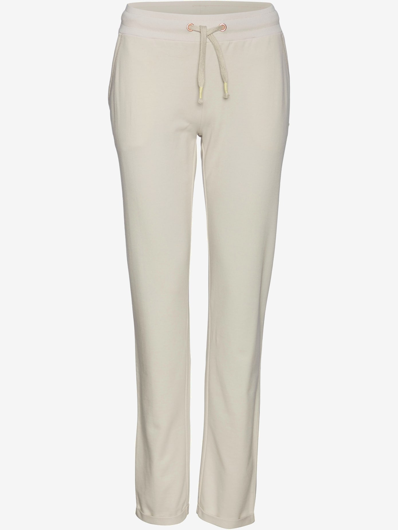 Pantalon molletonné confortable, poches fendues pratiques