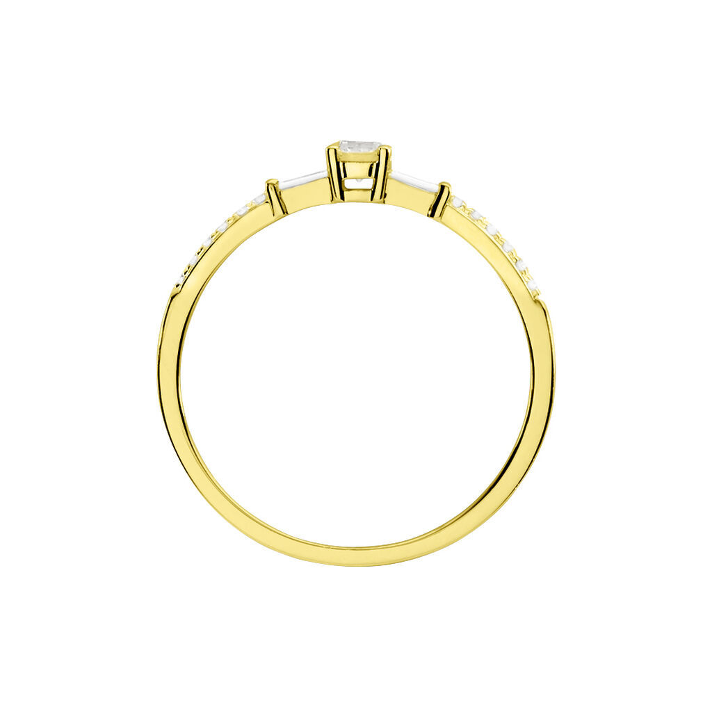 Bague Solitaire Nina Or Rose Diamant