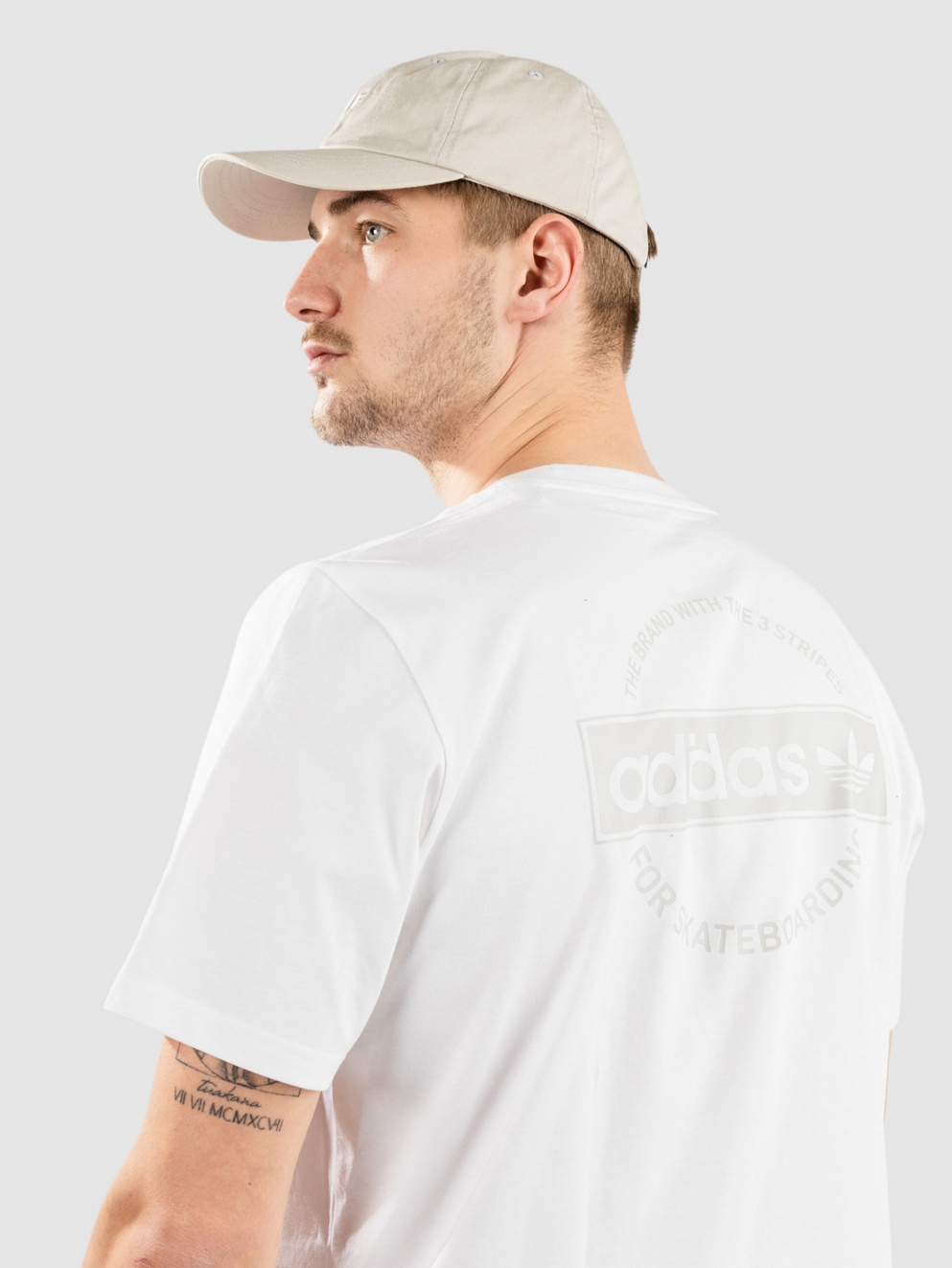 adidas Skateboarding 4.0 Circle T-Shirt white/greone