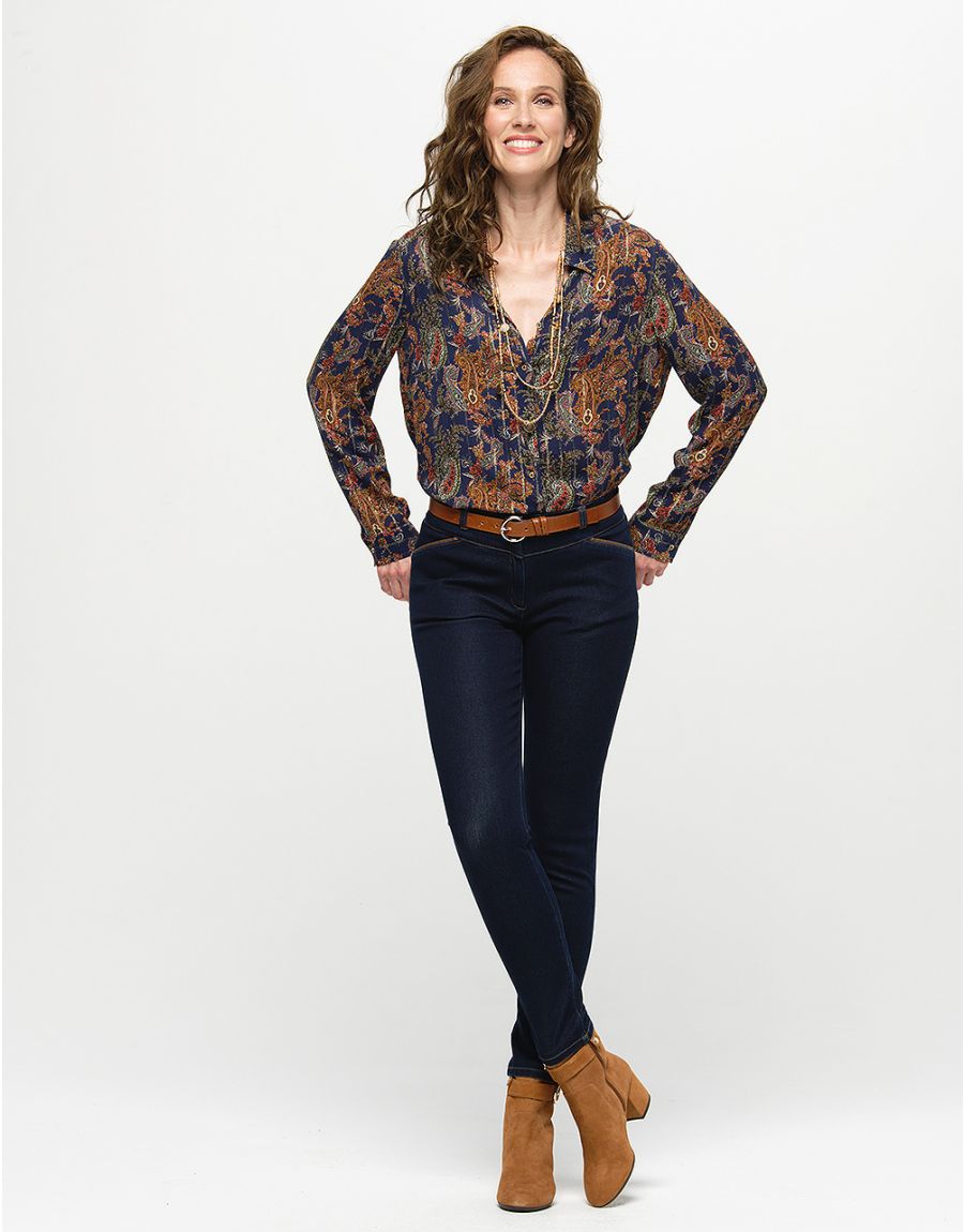 Jean brut bi-stretch 7/8e