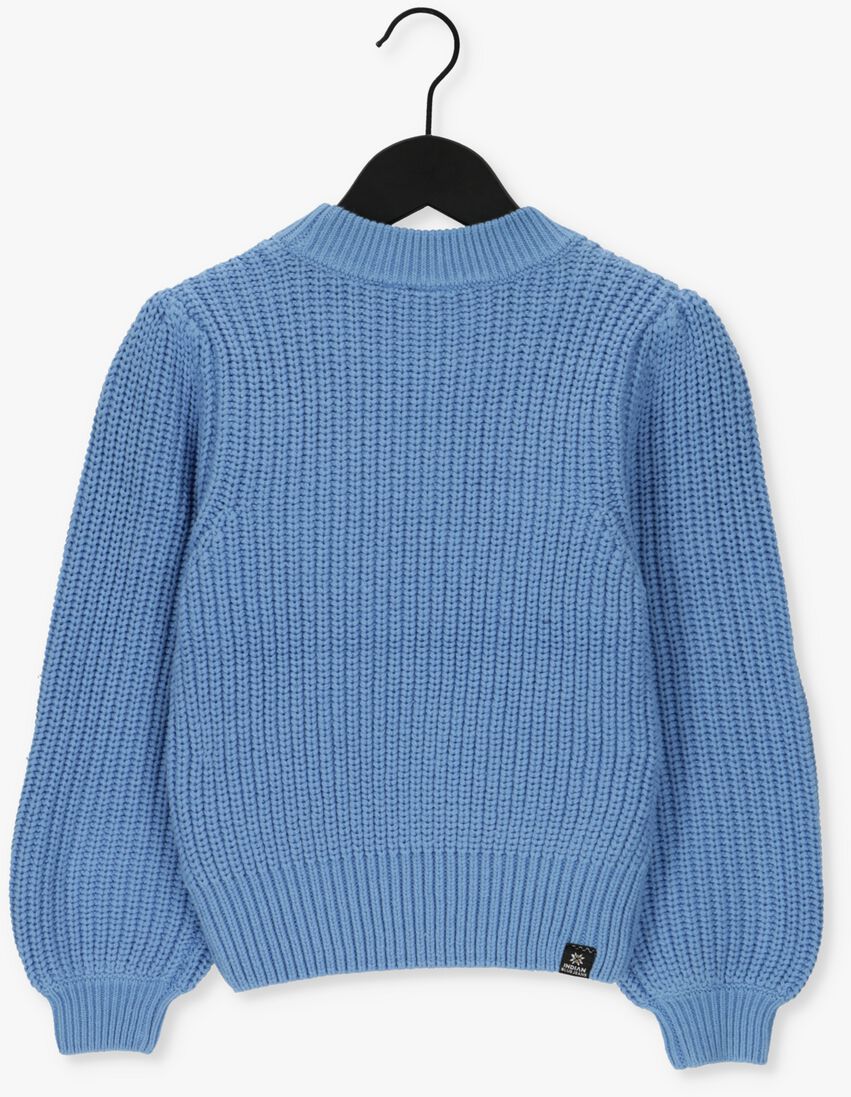 INDIAN BLUE JEANS blauwe indian blue jeans trui knitwear ls shoulder fancy