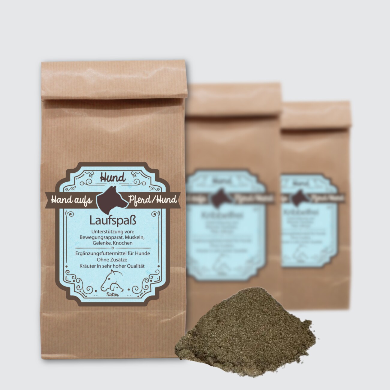 Hand aufs Pferd/Hund Gelenk Kräuter für Hunde Laufspaß 500g
