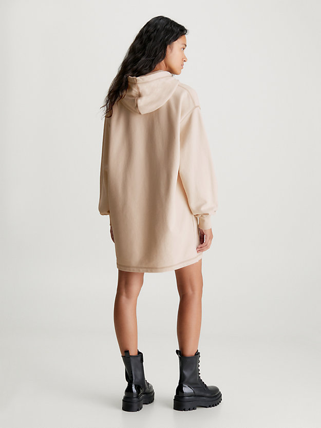 Vestido com capuz oversized