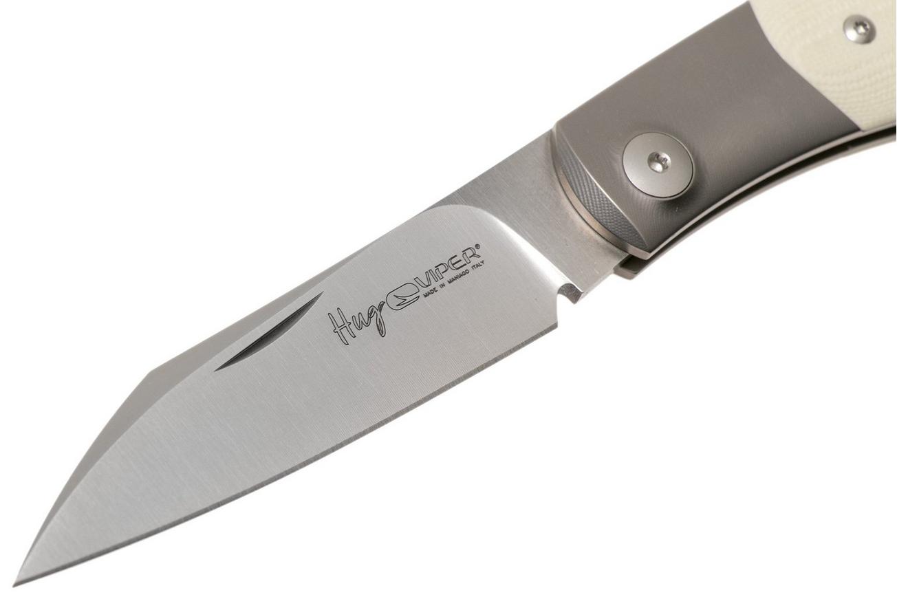 Viper Hug V5992GI Ivory G10 zakmes, Sacha Thiel design