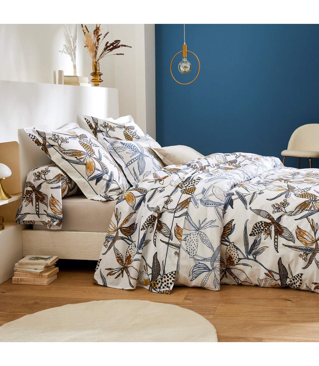 Housse de couette 260x240 cm coton PÉNÉLOPE Rose