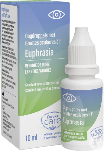 Eureka Care Gouttes Oculaires À L'Euphrasia Yeux Fatigués Flacon Compte-Gouttes 10ml