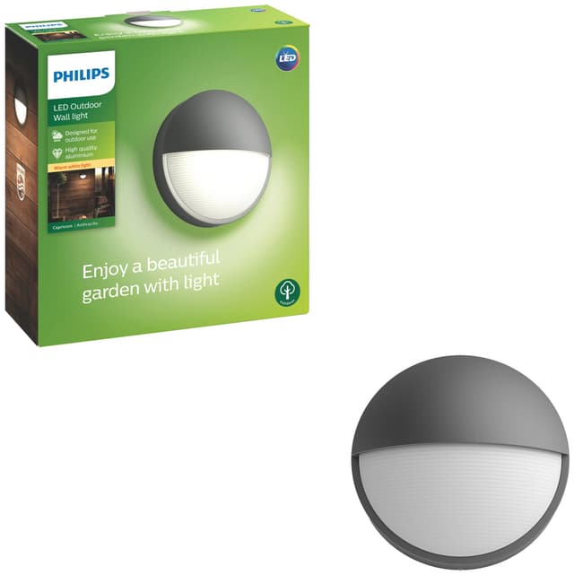 Philips Capricorn udendørs vægbelysning E27