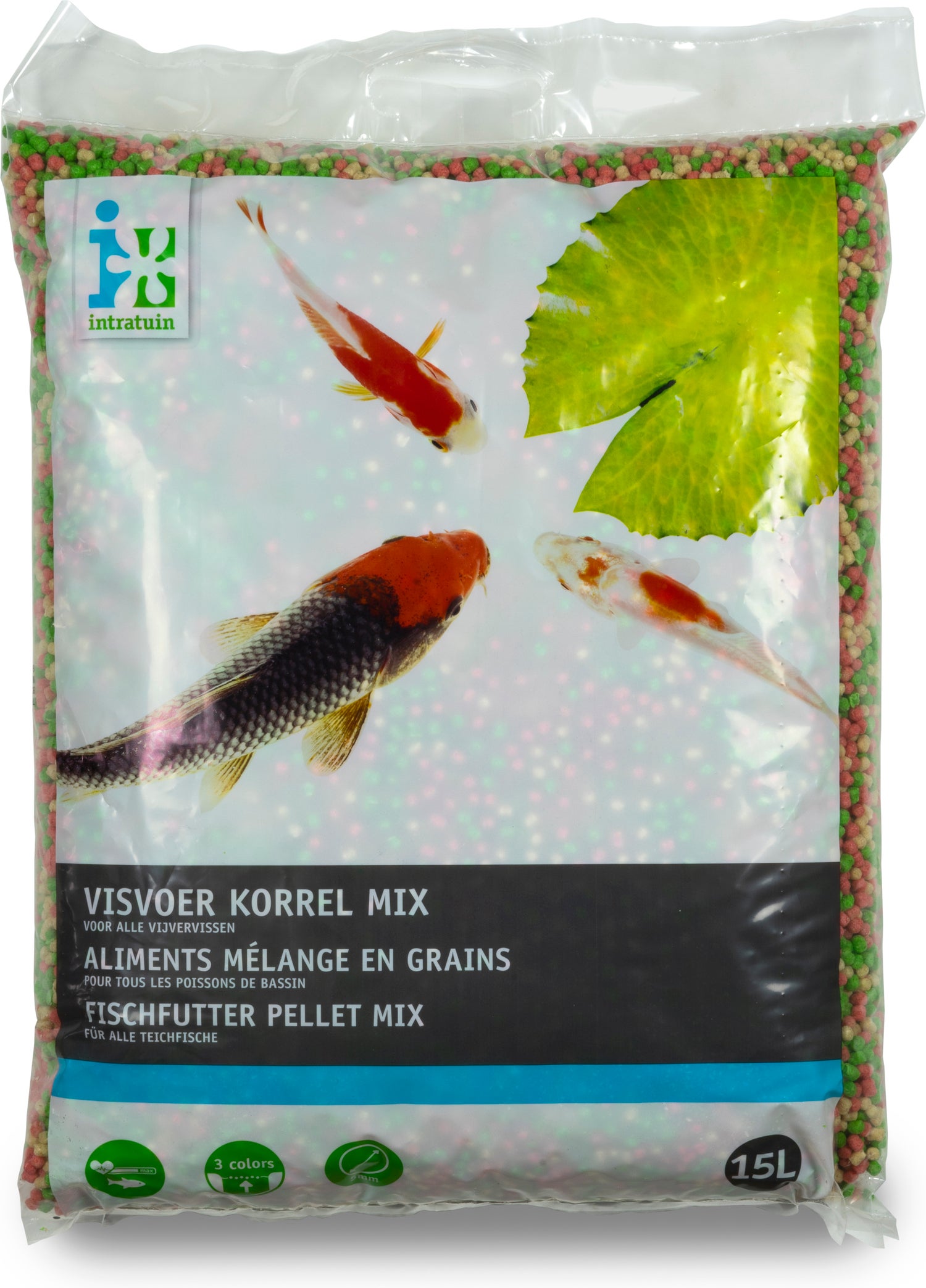 Intratuin visvoer korrel mix 15 L