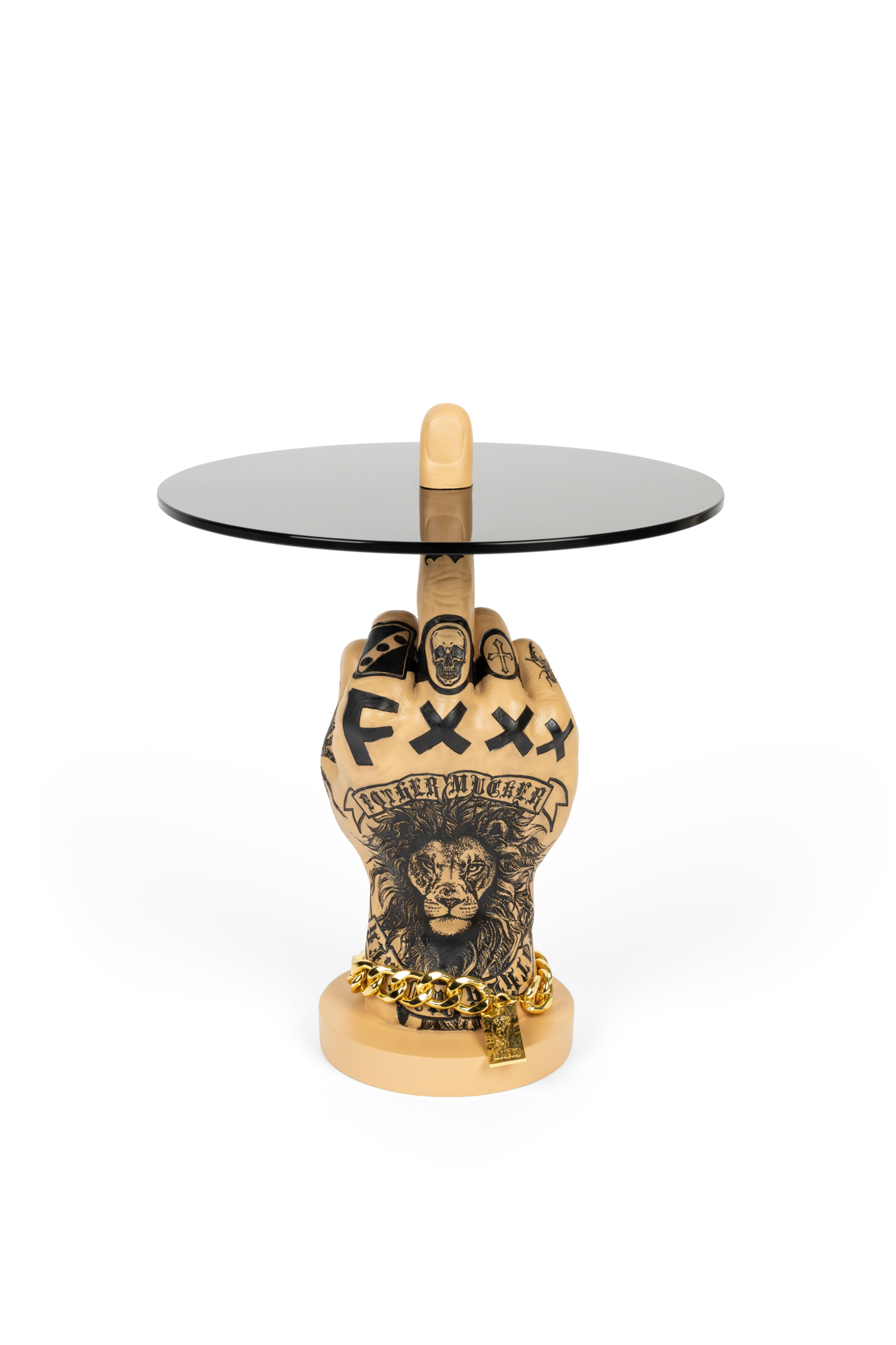 FOTHER MUCKER SIDE TABLE LION