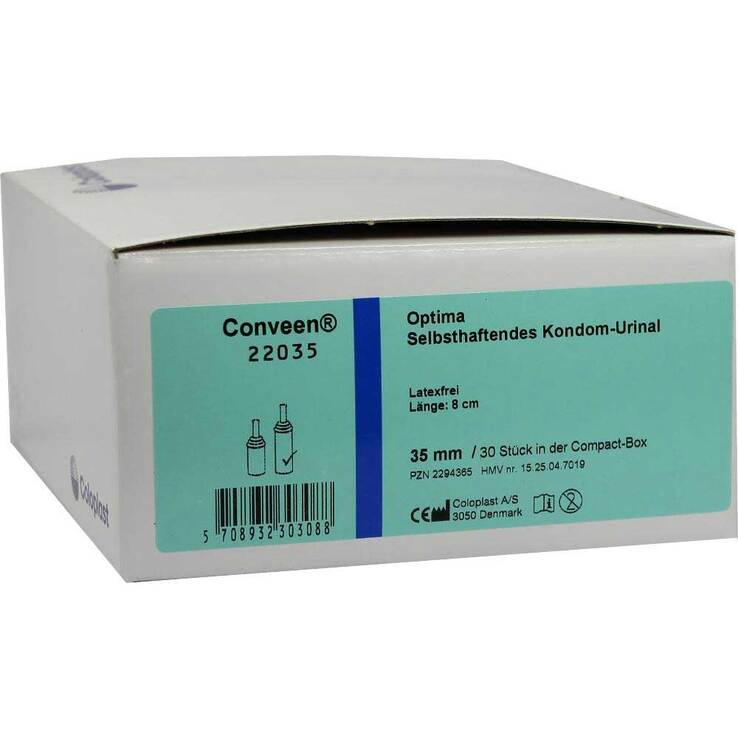 Conveen Optima Kondom Urinal 8cm 35mm, 30 St