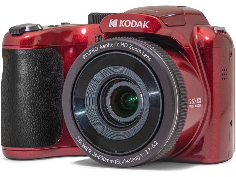 Kodak Fotokamera Pixpro Astra Zoom AZ255 – Rot Vielseitige, kompakte Kamera für Foto- und Filmaufnahmen