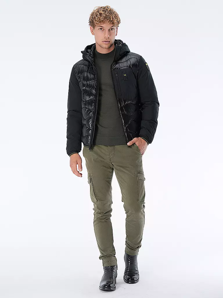 STRELLSON Stehkragenpullover MAREK olive