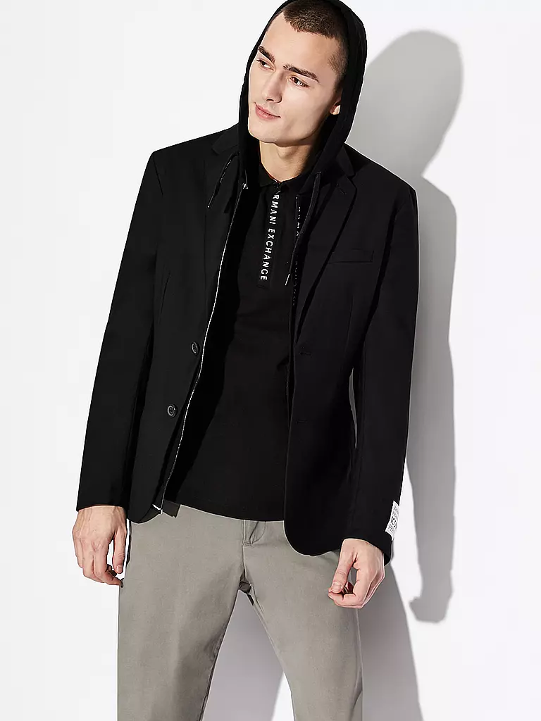 ARMANI EXCHANGE Poloshirt  schwarz
