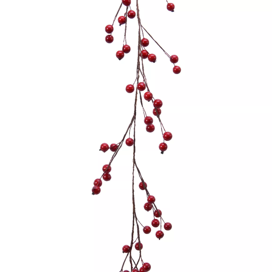 Guirlande de Baie laquée (150 cm) Elycia Rouge