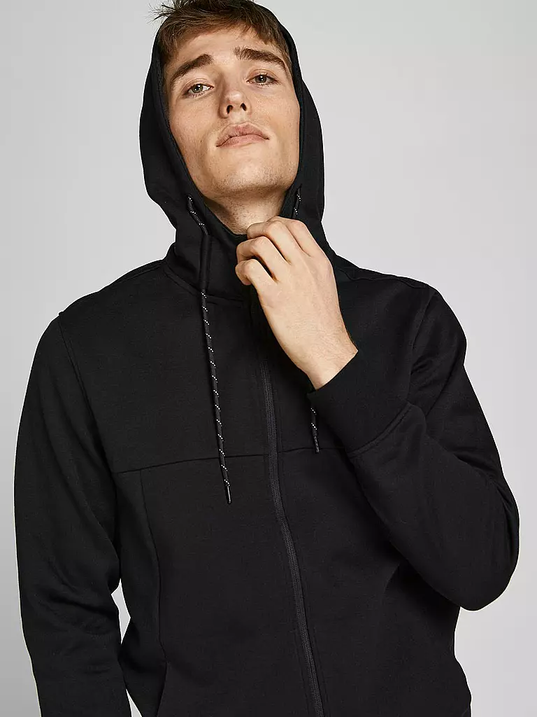 JACK & JONES Sweatjacke JCOAIR schwarz